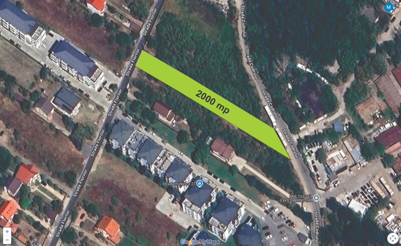 Teren 2000 mp in orasul Magurele