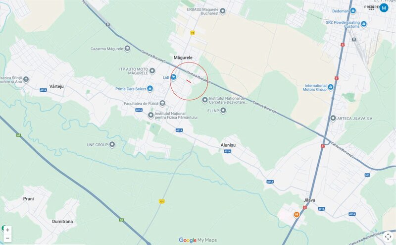 Teren 2000 mp in orasul Magurele